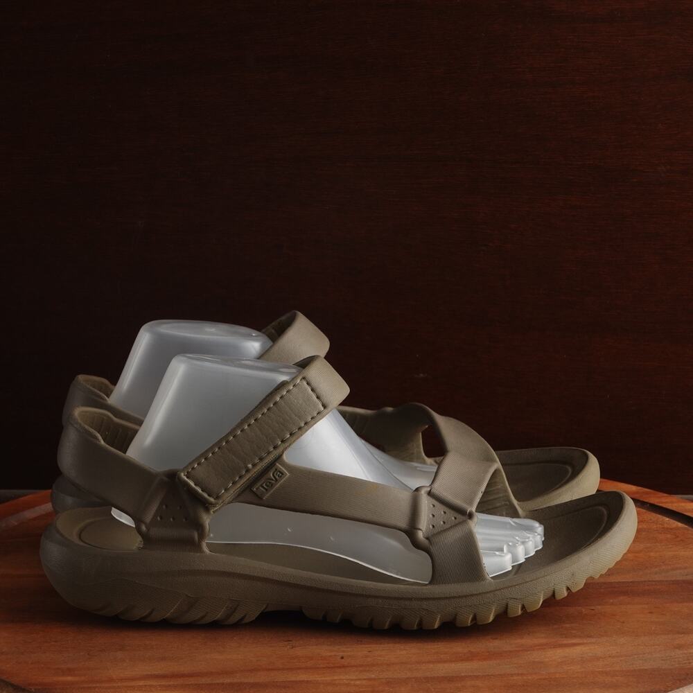 Teva Sandals Mens SZ 13 Olive Green Hurricane Drift Waterproof Outdoor Pool Shoe
